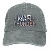 Бейсбольная кепка War Thunder Game, винтажная потертая джинсовая кепка от солнца в стиле унисекс, летние неструктурированные мягкие шапки, кепка