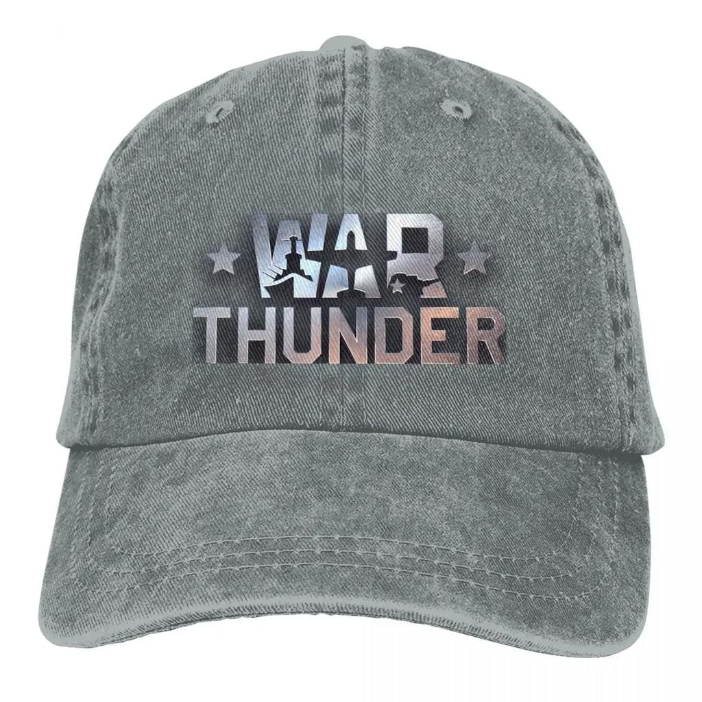 Бейсбольная кепка War Thunder Game, винтажная потертая джинсовая кепка от солнца в стиле унисекс, летние неструктурированные мягкие шапки, кепка