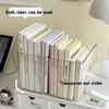 Acrylic Bookshelf U-shaped Book Organizer Simple Book Stand  Home Office