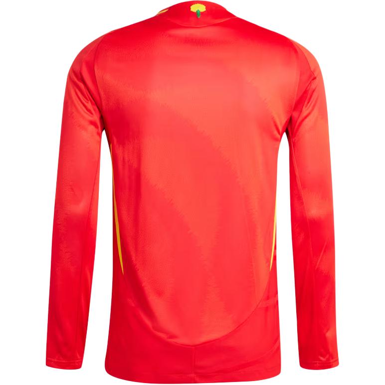 Adidas SPAIN 24 LONG SLEEVE HOME AUTHENTIC JERSEY Soccer Jersey Men's Red IP9356