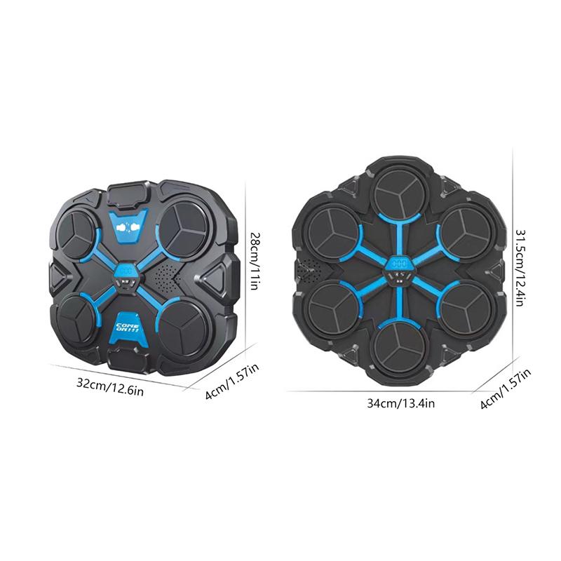 Музыкальный боксерский тренажер Bluetooth Музыкальный боксерский тренажер для взрослых детей Настенный Умная музыкальная боксерская игра Боксерское оборудование