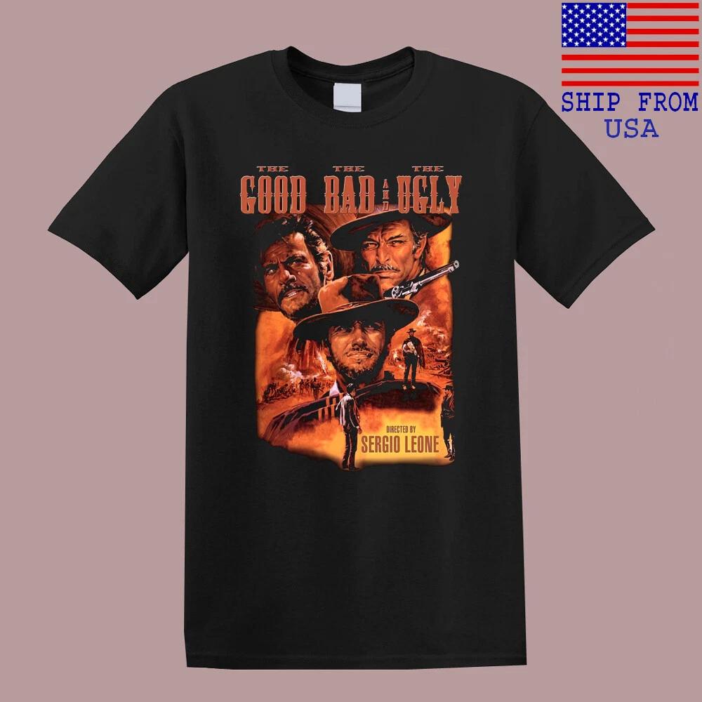 The Good The Bad and The Ugly Movie Men's Black Size S-5XL