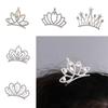 Pearl Crystal Crown Hair Comb Flower Rhinestone Hairpins Children Tiara Headband Ladies/Children
