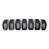 7PCS set Gloss Black