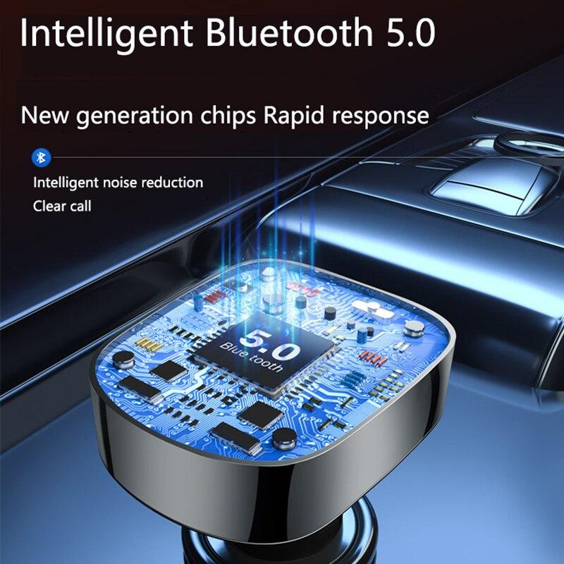 Автомобильный Mp3-плеер с двумя USB-разъемами, быстрое зарядное устройство, FM-приемник Bluetooth, Bluetooth-совместимый 5,0-Fm-передатчик, USB-флеш-накопитель, автомобильный комплект