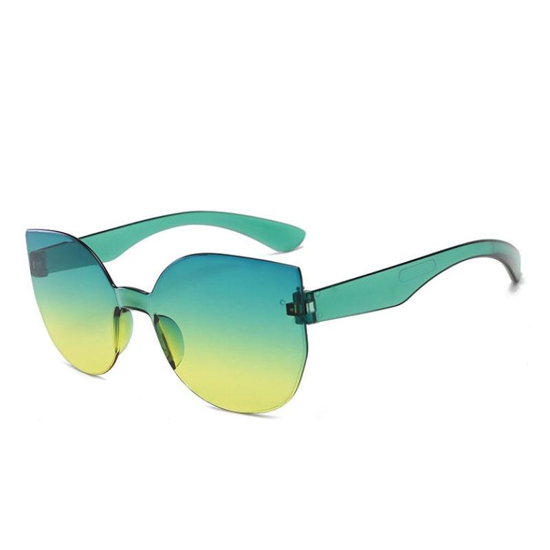 Солнцезащитные очки Cat'S Eye One-Piece, женские солнцезащитные очки Marine Piece One-Piece 8906, очки цвета конфет