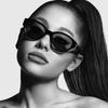 Cat Eye Sunglasses Women'S High-End Face Small Retro Black Frame Sunglasses Women'S Uv Protection
