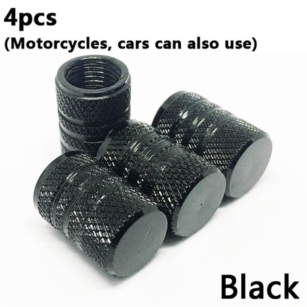 4pcs New Bike Parts Aluminum Alloy Tyre Valve Cap Bicycle Accessories Wheel Rim Tire Dust Cover