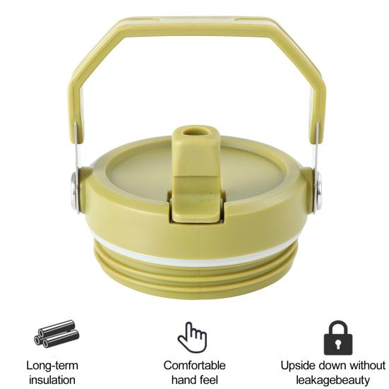 Крышка чашки 20 унций 30 унций с хорошим уплотнением, герметичная, пищевая, с отверстием для соломинки и ручкой, без запаха, толстая сменная крышка для стакана, крышка для чашки