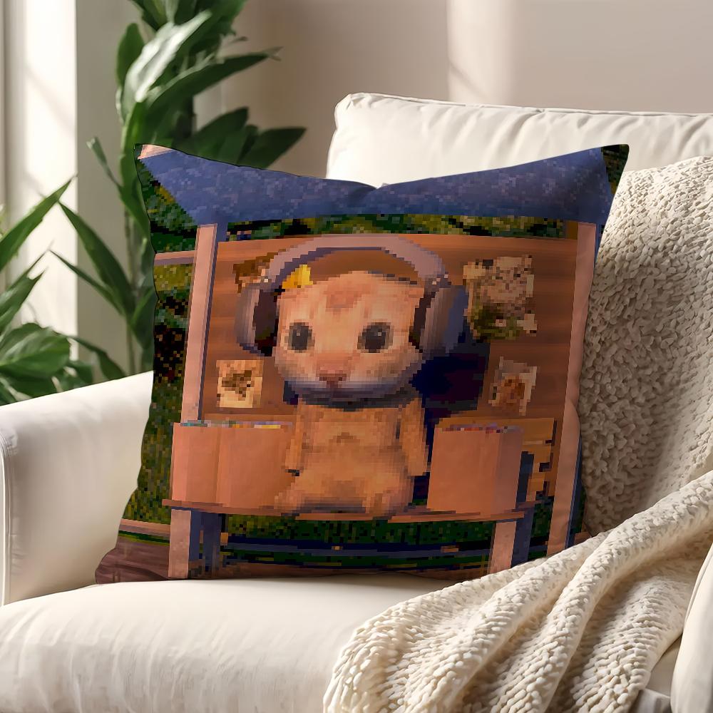 Airdays Кошка Мем Милый наволочка Декор Комната Магазин Автомобиль Лучший Домашний Офис Кофейная Подушка Диван Печать Нордическая Простота Хит