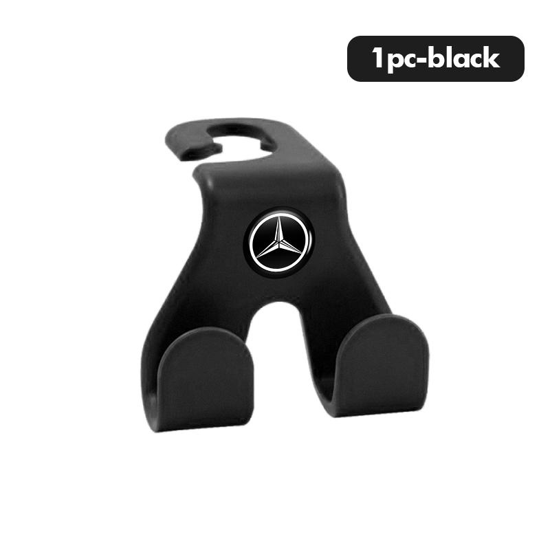 AABIC1 For Benz 1/2PCS Car Styling Seat Headrest Hook Auto Back Seat Organizer Accessories Exclusive AMG W124 W203 W204 SPRINTER V