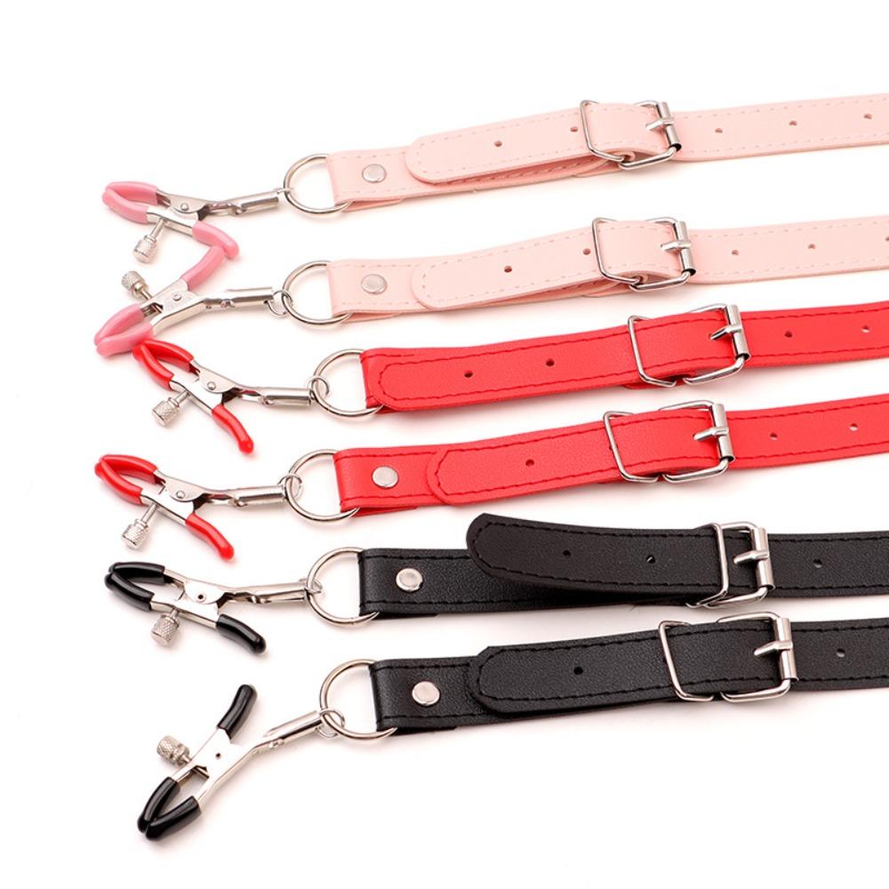 BDSM Nipple Toys Labia Spreader Straps with Clamps Sex Bondage Restraints G-Spot Stimulation Oral Sex Clitoris Clip Female 18+