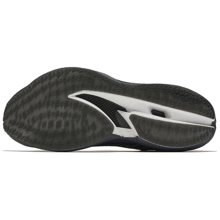 Anta C202 6.0 модные удобные кроссовки из синтетической ткани, нескользящие, износостойкие, с низким верхом, с карбоновой пластиной, мужские кроссовки, черные 112535570-2