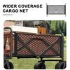 Wagon Cart Cargo Hook Net with Black Elastic Universal Large Capacity Camping Cart