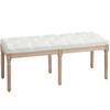 Vintage French Look Bed End Bench - Cream White
