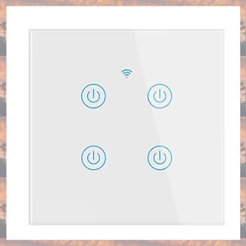 2025 Trend Cerhot Homekit Wifi Smart Switch Touch Key Siri Control 1/2/3/4 Gang No Neutral And Neutral Needed Dual Mode EU Plug