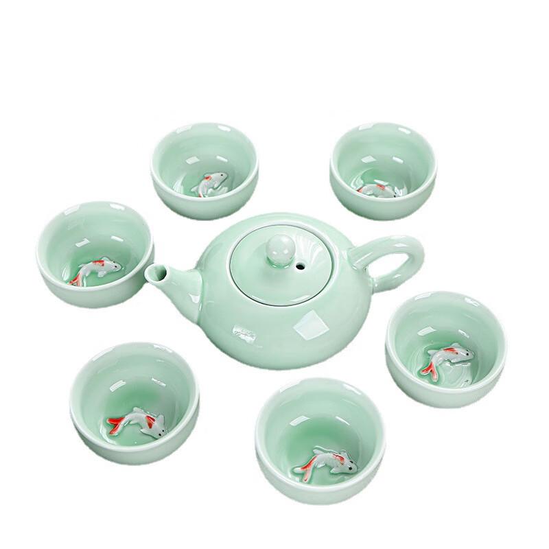 Подарочный чайный сервиз Shangqi Celadon Dragon