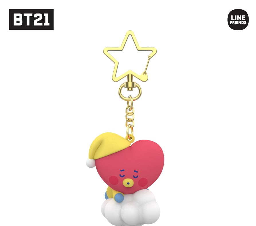 Брелок-фигурка BT21 мечта: TATA / MANG / SHOOKY / RJ, Подлинные официальные товары, 90x179x36(мм), KPOP, KBeauty, бесплатные образцы