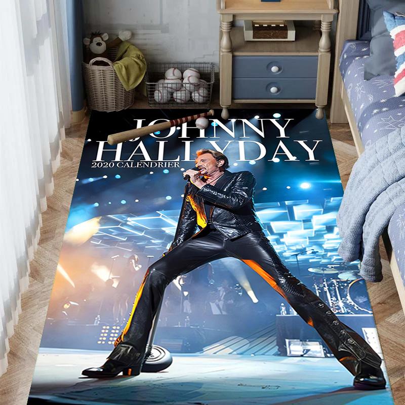 Johnny Hallyday Live Performance carpet printing Doormat Doormat Fashion Protective pad