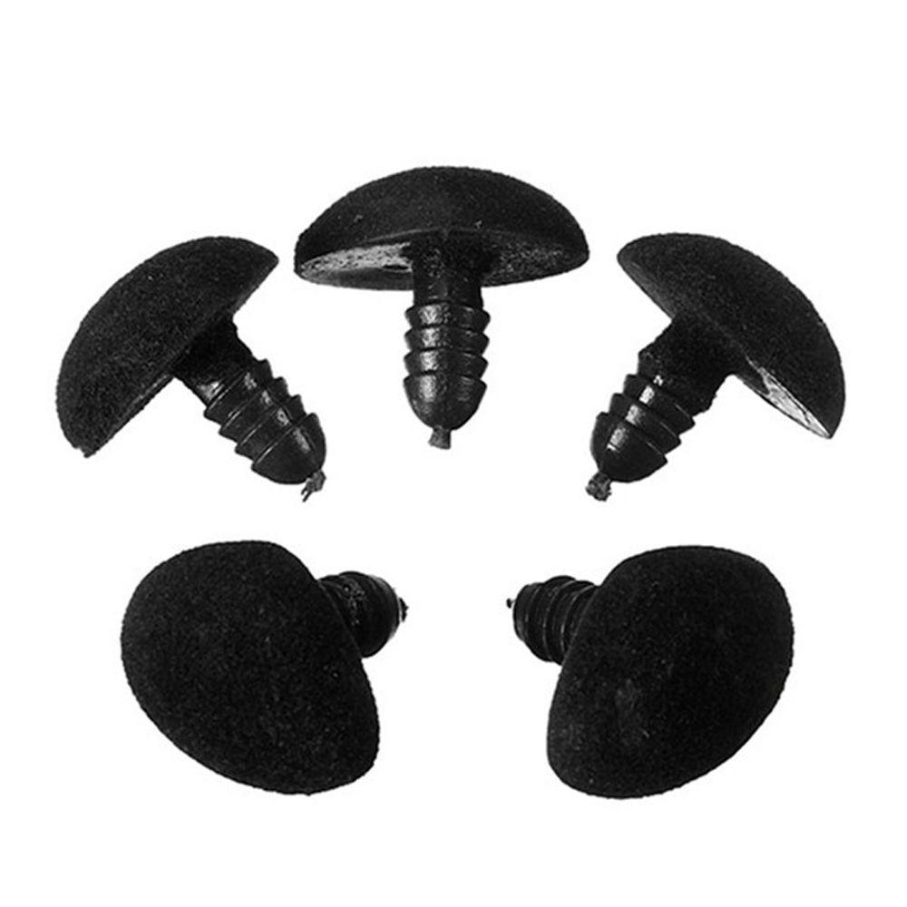 Красный Черный Коричневый Бархатные Пуговицы для Носа Сделай Сам Игрушка Медведь Треугольные Носы Кукольные Носы Нос Медведя Флокированный Нос