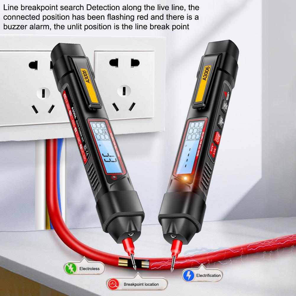 Цифровой высокоточный тестер переменного напряжения с зондовым материалом A3006