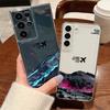Чехол в стиле аниме "Горы" для Samsung Galaxy S26 Ultra S25 FE S24 S23 S22 A54 A15 A35 A55 A16 A36 A56 A17 A37 A57 5G Мягкий чехол
