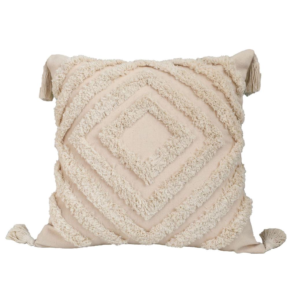 Тафтинговая диванная наволочка в стиле ретро, ​​простая художественная круглая бархатная подушка, мягкая офисная подушка для дивана, наволочка