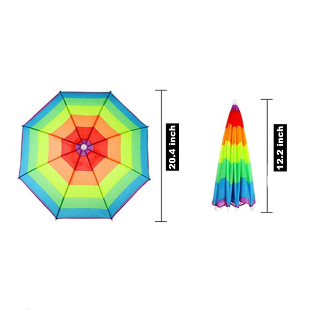 50% off Outdoor sun protection umbrella hat Golf, fishing, and camping headwear hat
