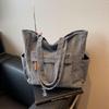 Corduroy Large Capacity Women's Shoulder Tote - Versatile for College & Commute