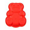 1 шт. Силиконовая форма для выпечки с антипригарным покрытием - Форма для торта в виде большого медведя для Рождества с милым тедди-деталью