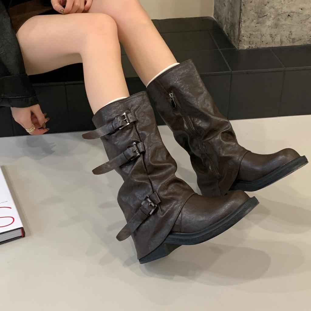 2025 New Round-toed Martin Boots Sizes 35-40