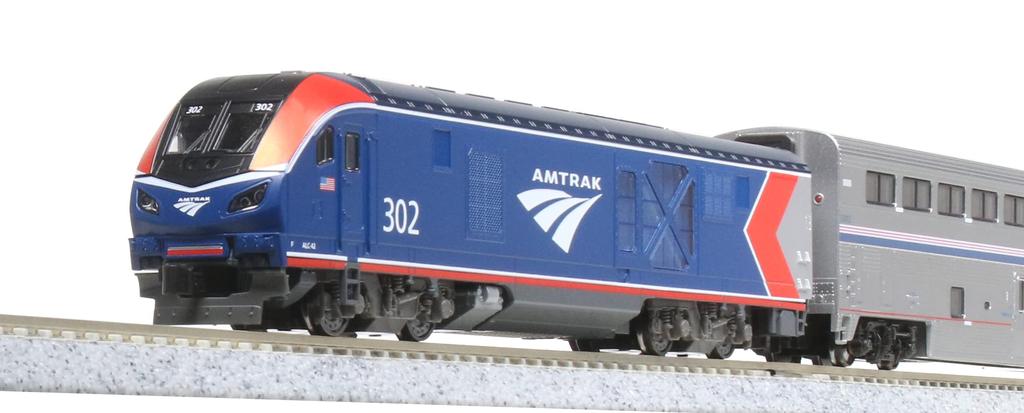 KATO N Gauge Amtrak Super Liner Set Railway Model Vehicle Set ALC-42 & 4-Car 10-1788