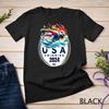 США 2024 Соединенные Штаты Американский Спорт Плавание Футболка