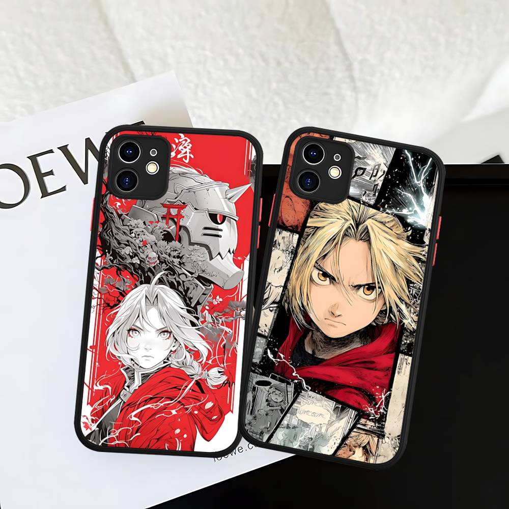 Anime F-Fullmetal A-Alchemist Phone Case For IPhone 16e 16 15 14 13 12 11 Pro Max X XS Max Plus Matte Clear