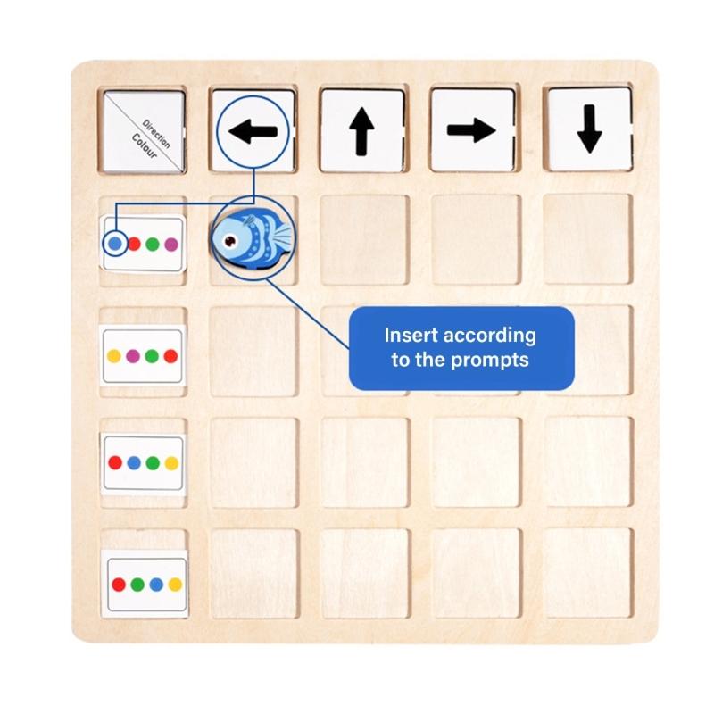 Learning Toy For Cognitive Skill Development Color Direction Logical Games Focusing Enhancement Childrens Educational Play