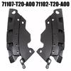 Ремонт автомобиля Замена Установка 2024-23 Civic Bumper Bracket Передний бампер Bumper Bracket ABS Материал Простота в использовании