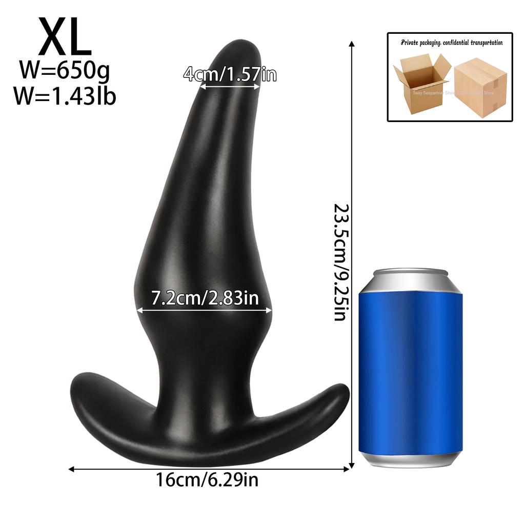 Huge Long Anal Plug Fantasy Big Butt Plug Anal Dilator Training Expansion Big Anal Butt Plug Adult Sex Toys For Women Men Gay