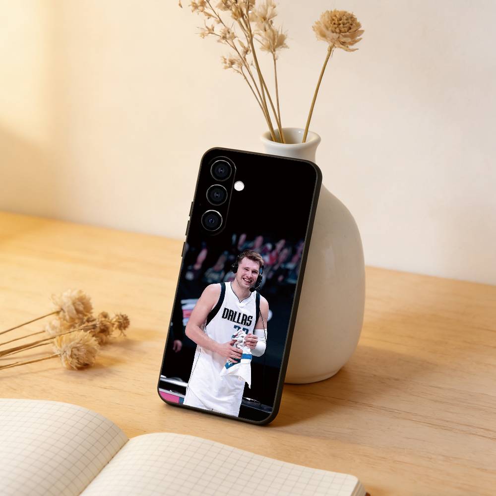 Чехол для телефона Baskerball L-Luka D-Doncic LD для Samsung Galaxy A73,A72,A71,A70,A53,A52,A51, Мягкий силиконовый черный чехол