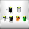 Car Decor 4Pcs Sweden Swedish Flag Emblem Auto Wheel Tire Valve Caps Covers Car Styling For Volvo V40 V60 XC40 XC60 XC90 V90 S90