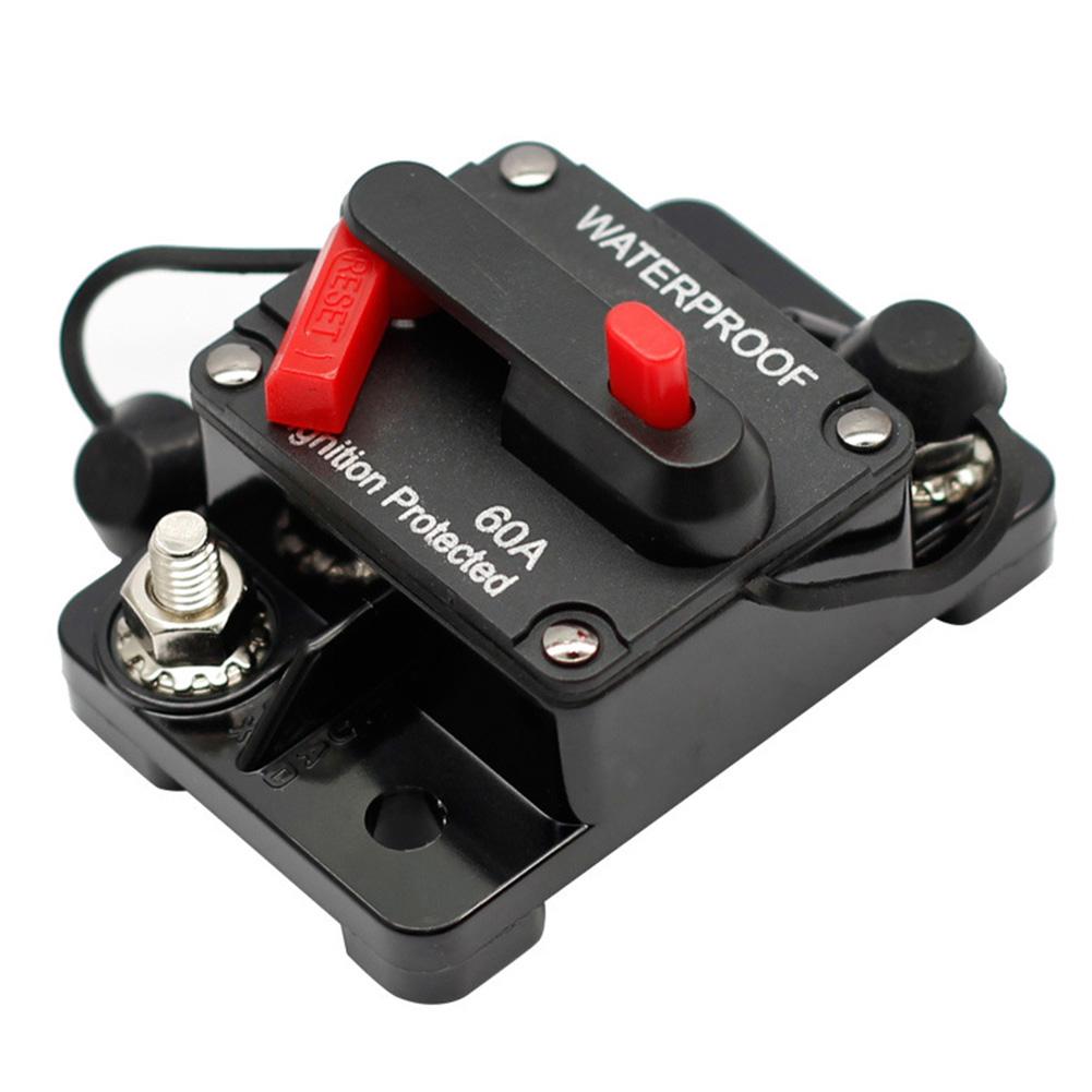 Бренд 30A 40A 50A 60A 70A 80A 100A 120A 150A 200A 250A 300A AMP Автоматический выключатель Предохранитель Сброс 12-48 В постоянного тока Автомобиль Лодка Авто Водонепроницаемый