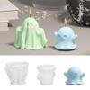 Steric Ghost Candle Mold Silica Gel Halloween DIY Mold Aromatic Candle Candle Mold  Halloween Party