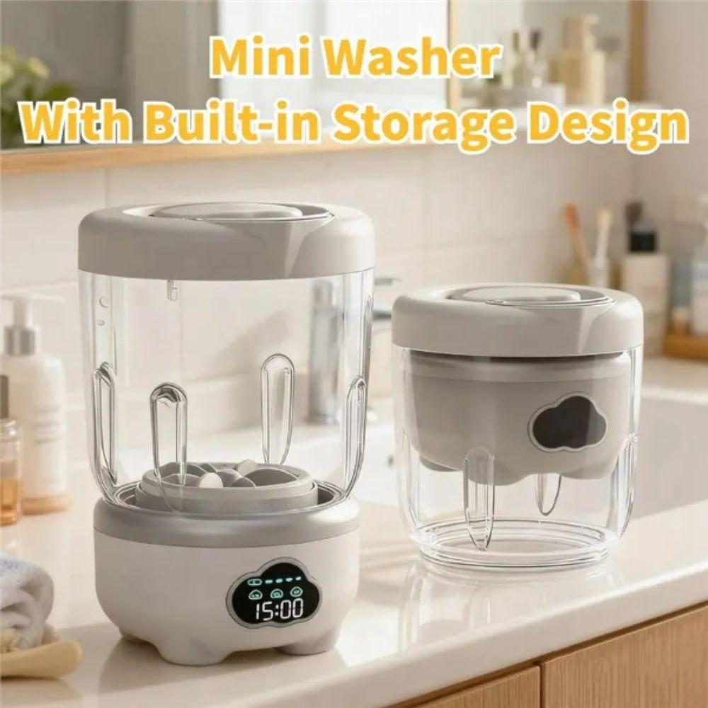 Type-C Charging Mini Wireless Laundry Cup Mini Washing Machine Baby Clothes Cleaning