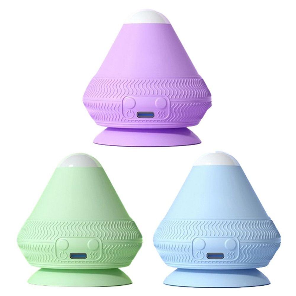 Vibrate Adsorption Type Massager Ball Electric Acupoint Massager Silicone Massage Cone  Home Use