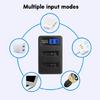 Быстрое зарядное устройство LCD Micro USB для камеры Olympus D750, SH21, SP800UZ