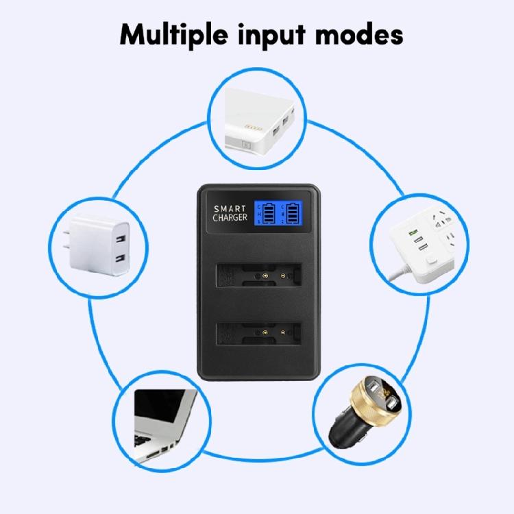 Быстрое зарядное устройство LCD Micro USB для камеры Olympus D750, SH21, SP800UZ