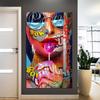 Graffiti Girl Poster Wall Art Picture Modern Bedroom Corridor Living Room Decoration