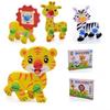 Huanmuyuan Disassembles and Assembles Cartoon Animal Combinations Puzzle Assembly Multi-functional Building Blocks