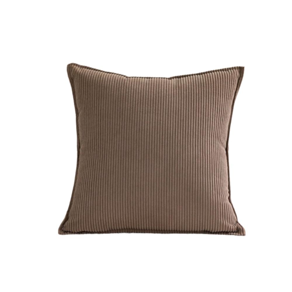 Square Corduroy Striped Throw Pillow Cover Japanese style Cushion Cover Sofa Pillowcase Couch
