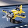 Автомобильный самолет на солнечной батарее 360 вращающиеся авиационные украшения украшение центральной консоли автомобиля автомобильные аксессуары для интерьера