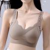 Tank Top Sports Bra Integrated Women's Comfortable Seamless Plus Size Bra Without Steel Ring Push Up Bra